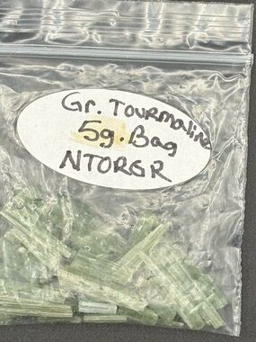 Source Unknown Green Tourmaline Bead Chips